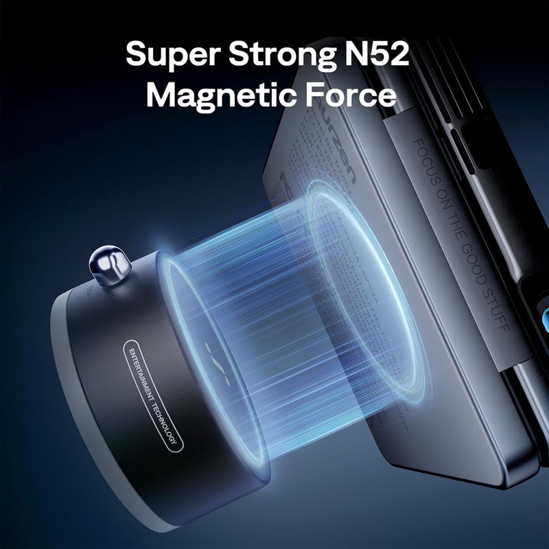 Aurzen Magnetic Suction Mount for Zip Projector, Strong Hold, No Charging, Compatible with Smooth Walls & Surfaces (Glass, Mirror, Desk) - Image 3